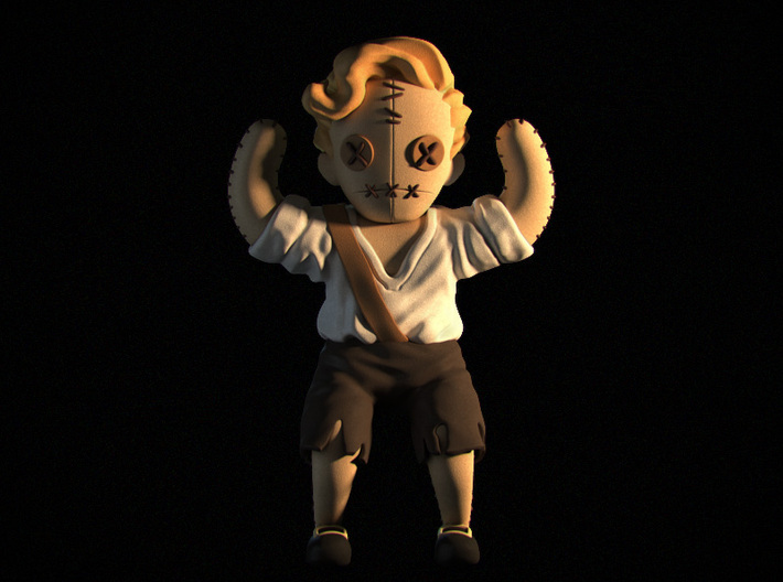 Voodoo Doll 3d printed 3d render