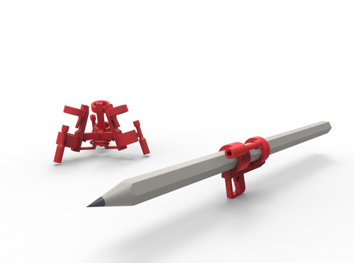 The “Nuke-m” Pencil Bazooka 3d printed 