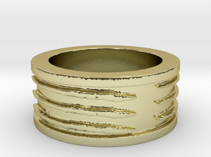 scratch ring Ring Size 9 3d printed