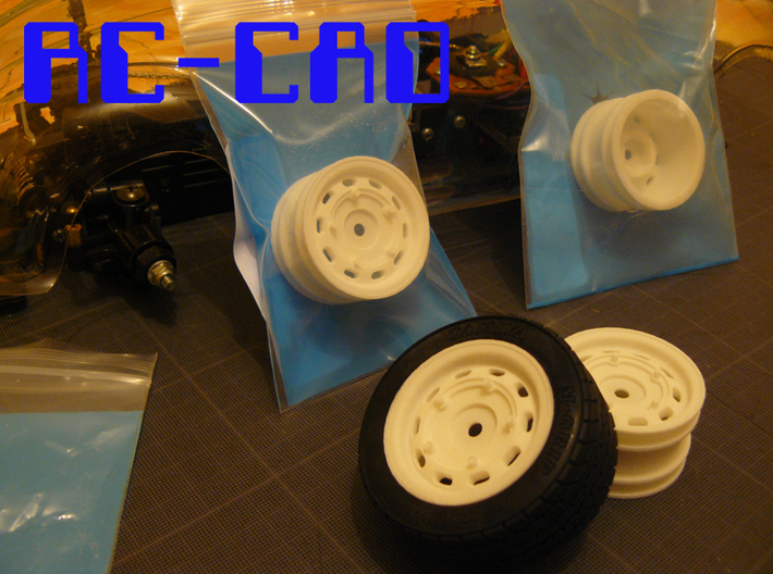 Porsche 356 rims for M-chassis 3d printed 