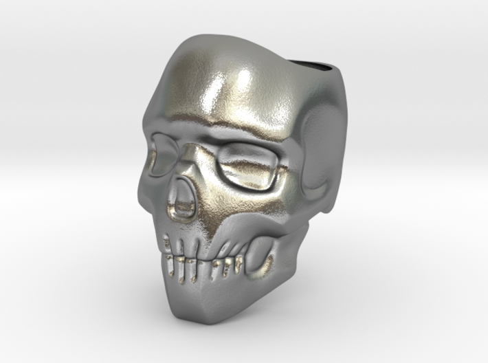 Biker Skull Ring Aprox Size 11 3d printed