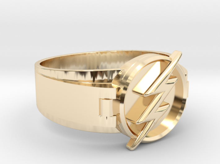 Flash Ring Size 12.5 21.89 mm 3d printed