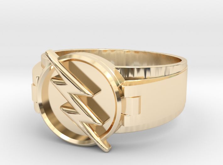 Reverse Flash Ring Size 10.5 20.2mm 3d printed