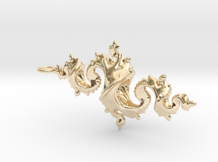 Dragon Pendant 6cm 3d printed 