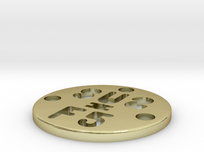 SUS Disc 28mm 3d printed