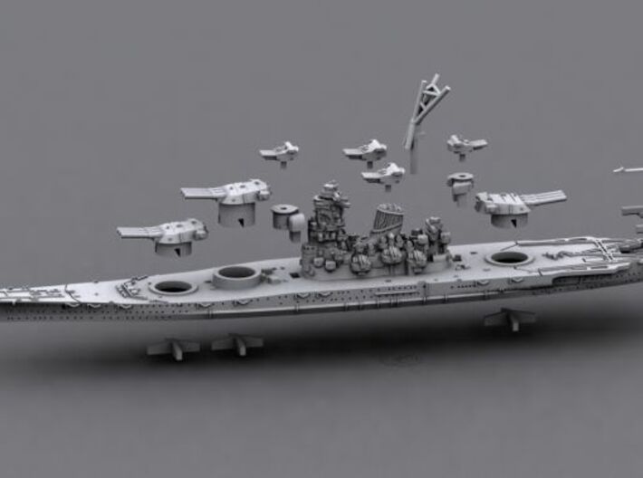 1/1800 IJN BB Yamato[1941] 3d printed