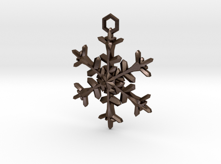 Snowflake Charm 3d printed