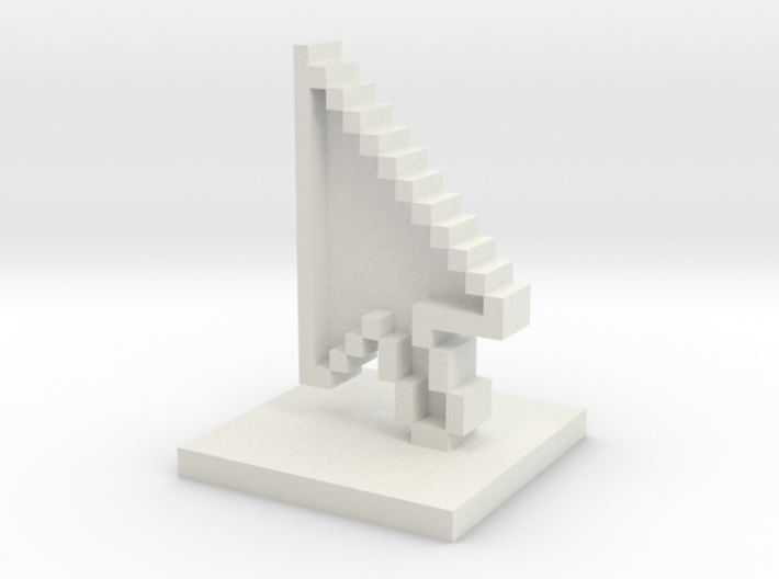 Mouse Pointer Icon 3d printed