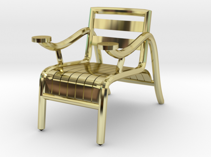 ThinkingMan Chair - 1/4&quot; Model 3d printed