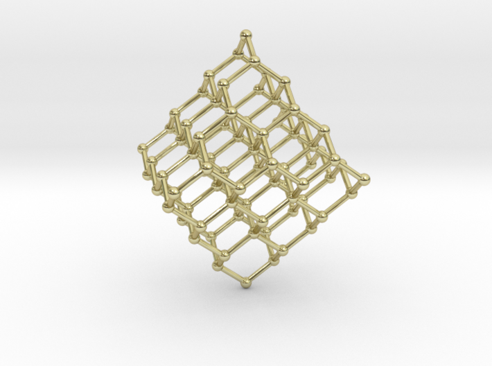 Face Centered Cubic (Diamond) Crystal Structure 3d printed
