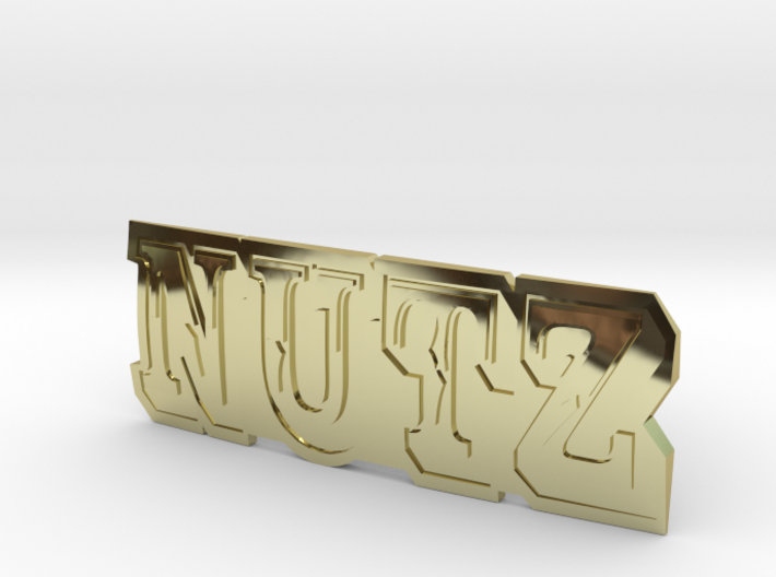 Nutz Double Ring (womens) 3d printed