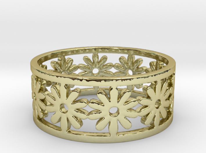 35 Daisy V5 Ring Size 7.5 3d printed