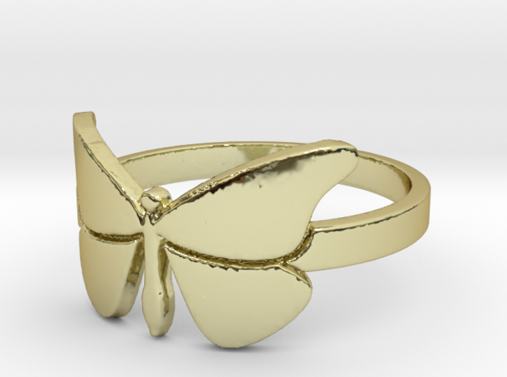 Butterfly (large) Ring Size 10 3d printed
