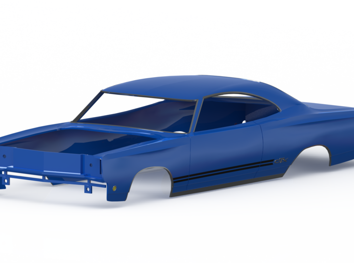 1968 Plymouth GTX for model kit 3d printed