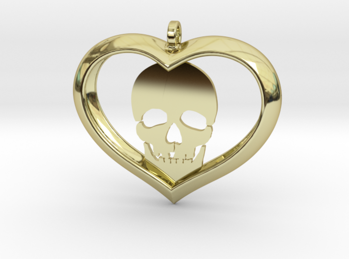 Skull Heart (2) 3d printed