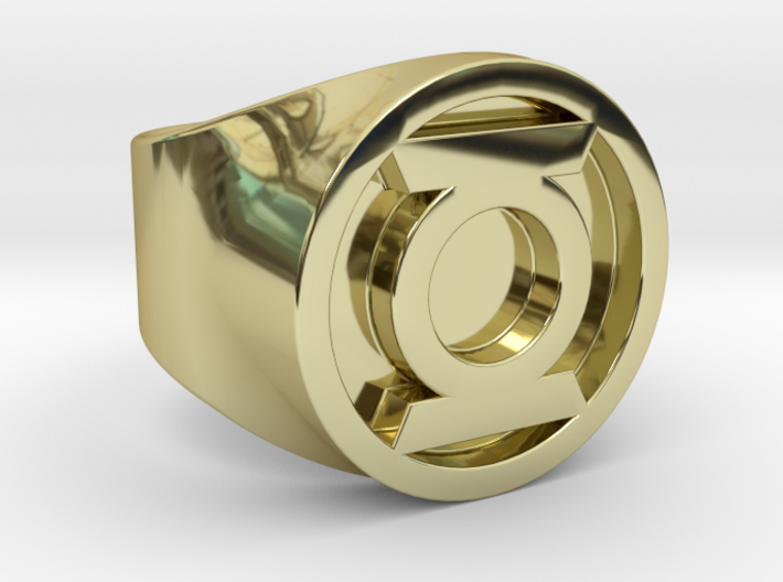 Green Lantern Ring (SIZE 9.5) 3d printed