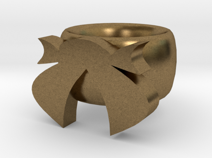 Bow Ring 3d printed
