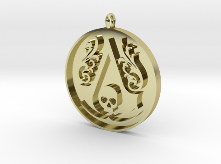 Assassin's Creed - Black Flag Medal Pendant 3d printed