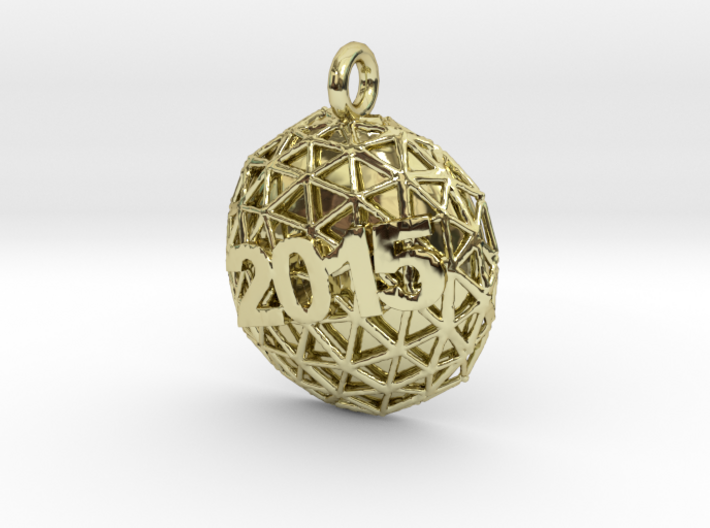 New Year Ball 2015 3d printed