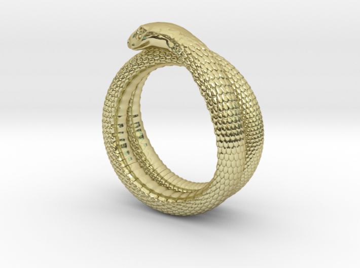 Snake Ring (various sizes) 3d printed