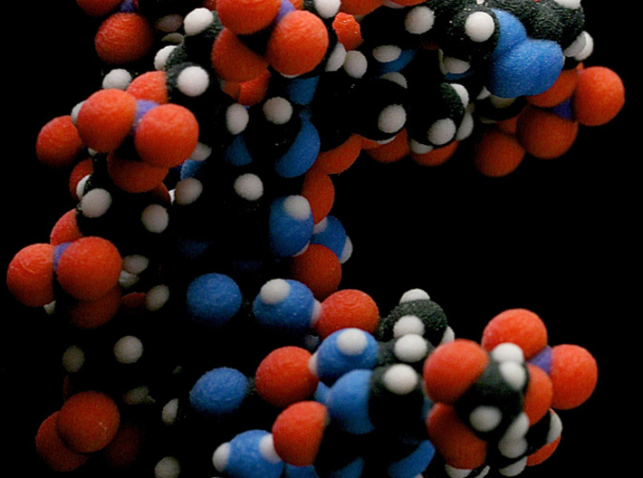 Triazole-linked DNA double helix 3d printed 