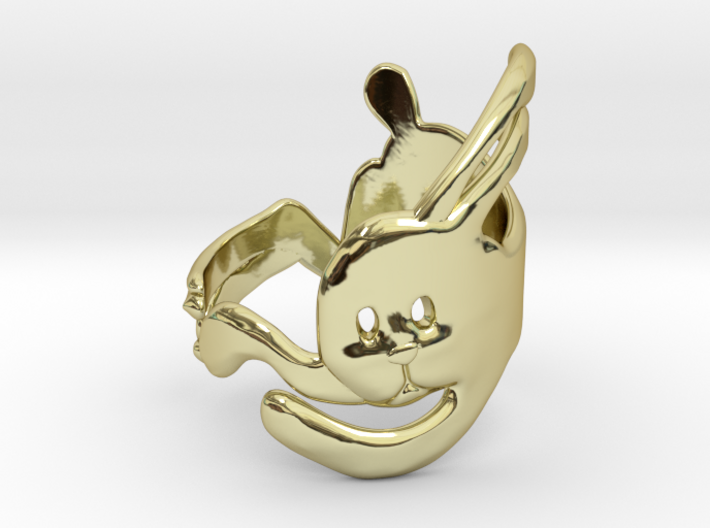Run Rabbit Ring 3d printed 