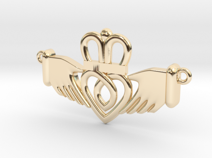 Claddagh Pendant 3d printed