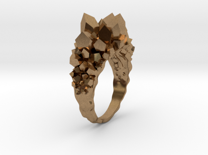 Crystal Ring size 12 3d printed