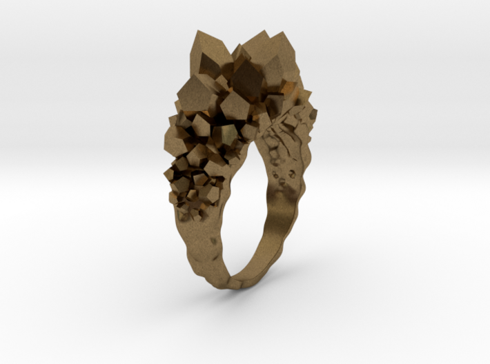Crystal Ring size 12 3d printed