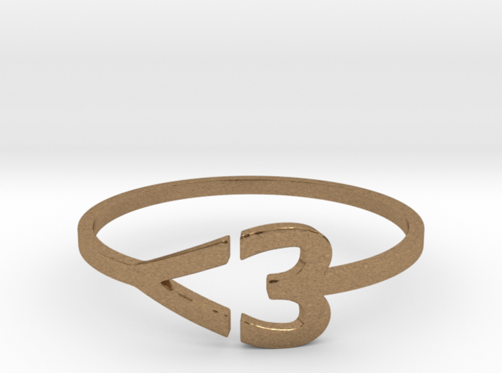 I heart Ring 3d printed