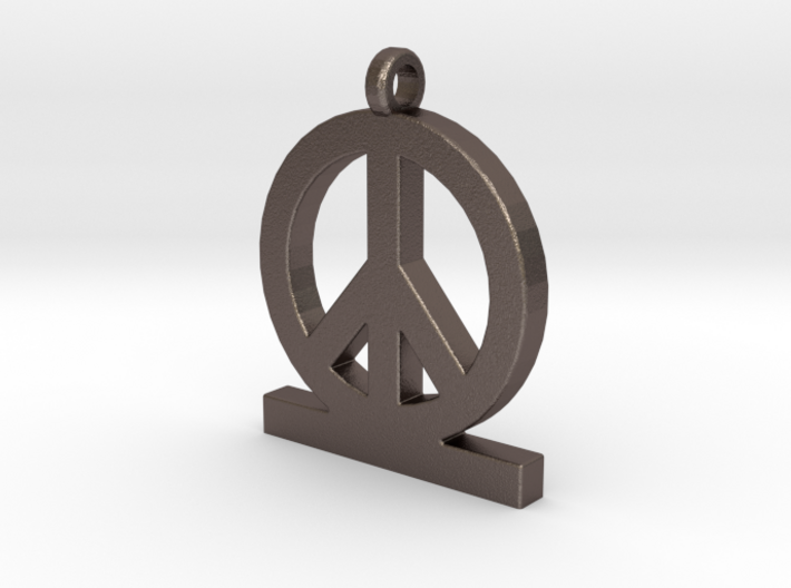 Peace Pendant Women 3d printed