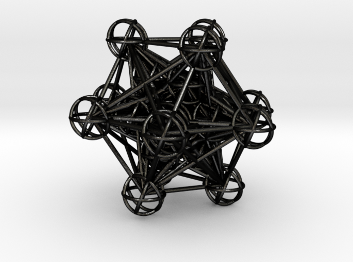 The full 3d Metatrons Cube 59mm Sacred Geometry 3d printed