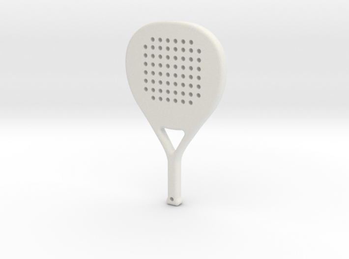 Paddle Racket Keychain 3d printed