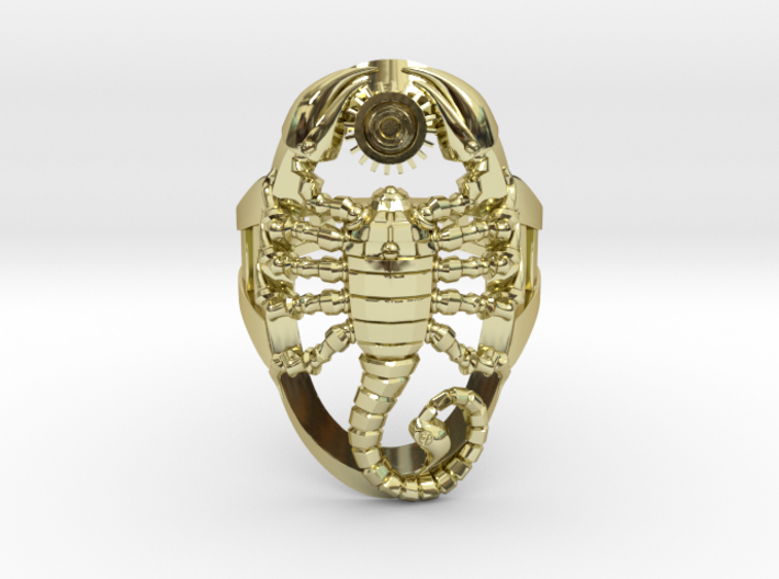 Scorpion Ring Size 6.5 3d printed