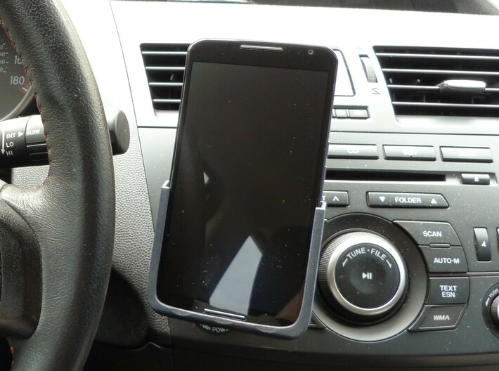 Motorola Nexus 6 - Qi Wireless Car Charge Dock 3d printed