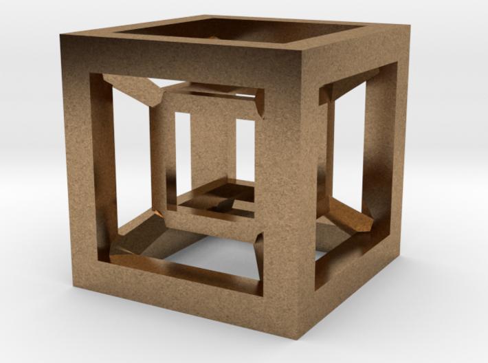 4D Hypercube 3d printed