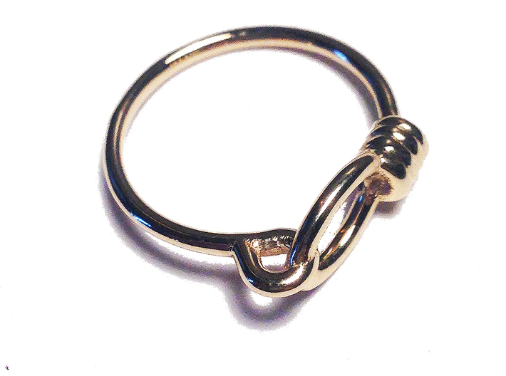 Rope Chain Ring - Sz. 6 3d printed 
