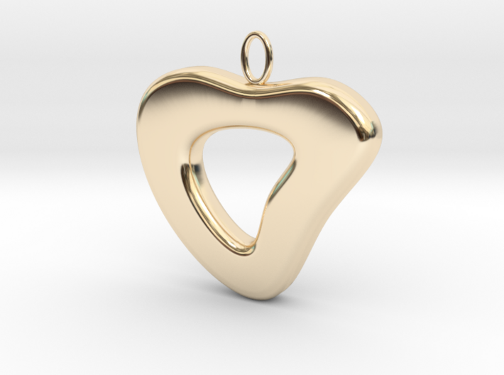Ciondolo Heart 3d printed
