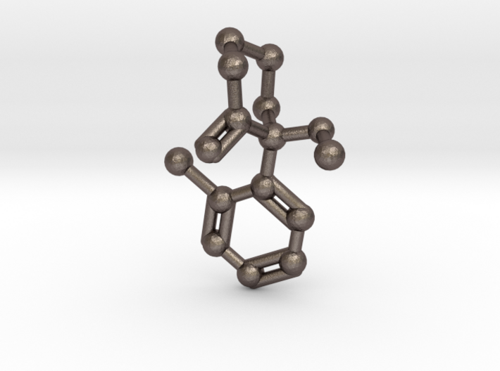 Ketamine Molecule Keychain Necklace 3d printed 