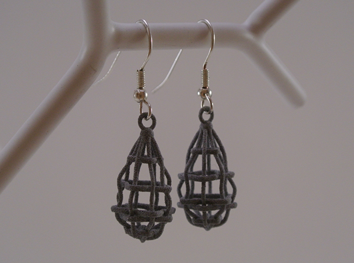 My Safety Net - Earrings 3d printed