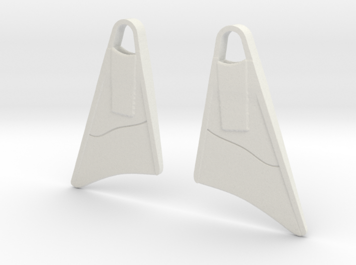 Bodyboard Fins Necklace 3d printed