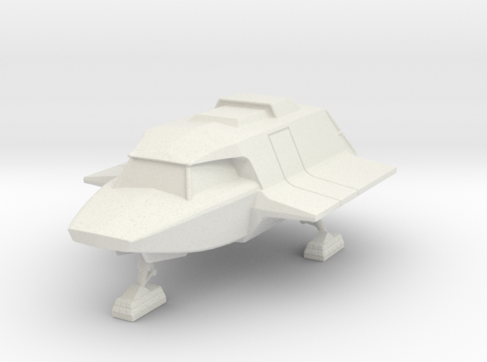 Skyfighter Landed (V, The Visitors) 3d printed Version 2 Model
