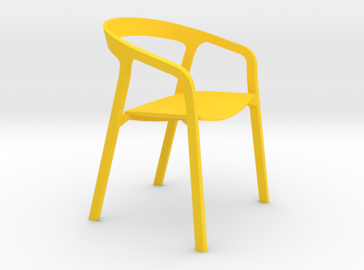 Modern Designer Chair #2 1:12 scale  3d printed 