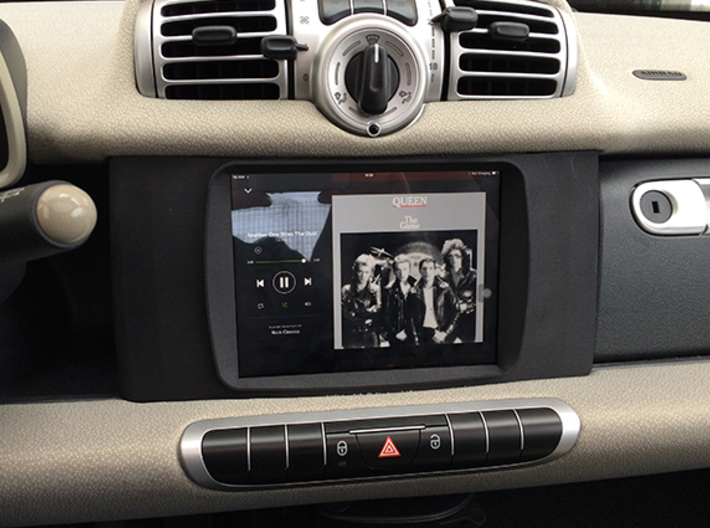 Ipad Mini Holder for Smart Fortwo 2010 - 3d printed