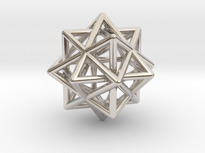 Compound of Three Octahedra 3d printed