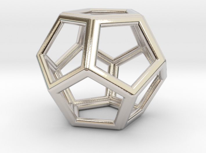 DODECAHEDRON (Platonic) 3d printed