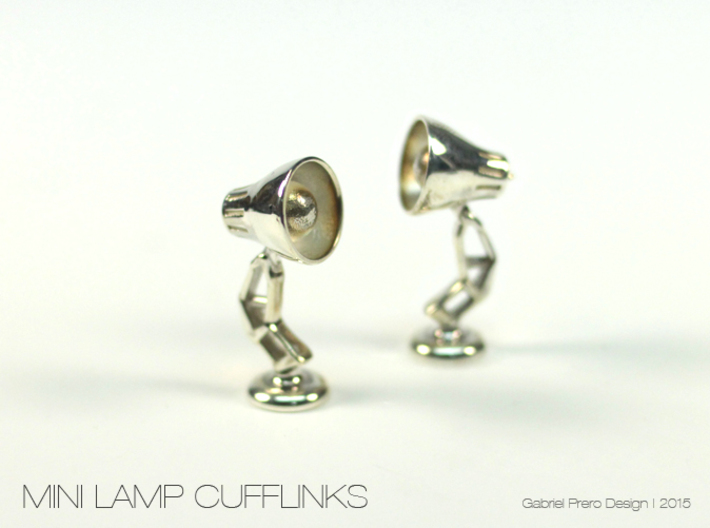Mini Lamp Cufflink (order 2 for set) 3d printed 