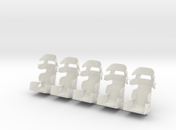 1/24th Racing Containment Seat 5pk 3d printed