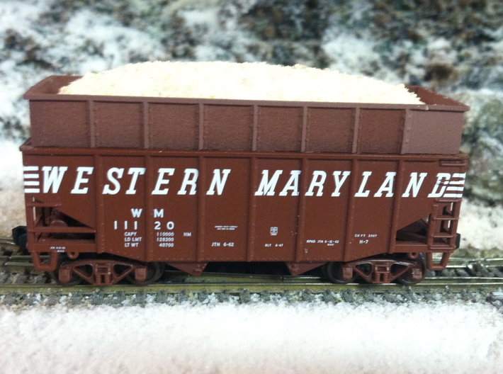N scale WM H 31 Woodchip hopper extension 2 pack 3d printed