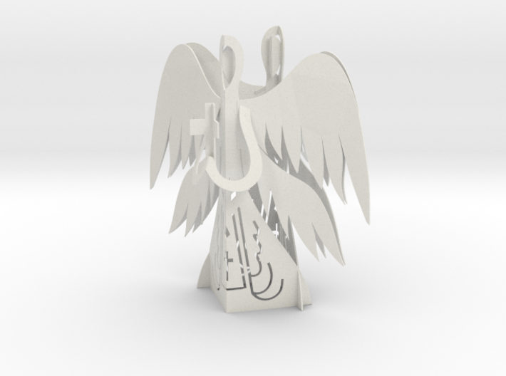 Two Angels 3D - Prayer and Cross 3d printed